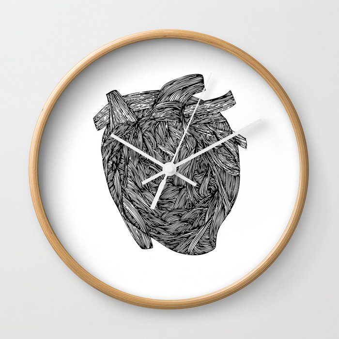 my heart is real Wall Clock