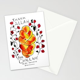 Thank Allah for Challah Stationery Cards