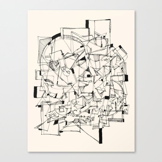 Mess Canvas Print