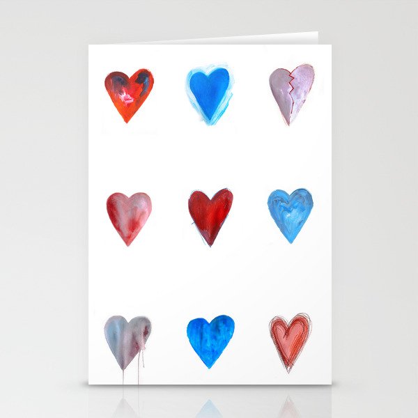 "Love Is Messy" Valentine's Day Card Stationery Cards