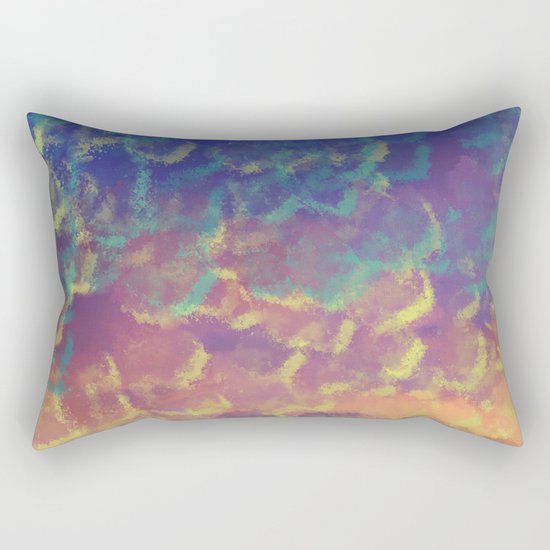 Watercolor Splash #3 #art #society6 Rectangular Pillow