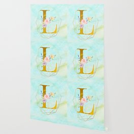 Letter L Wallpaper For Any Decor Style Society6 Reflective letter l with inferno purple flames :: letter l wallpaper for any decor style