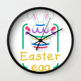 Easter Egg Wall Clock