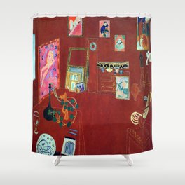 Henri Matisse The Red Studio Shower Curtain