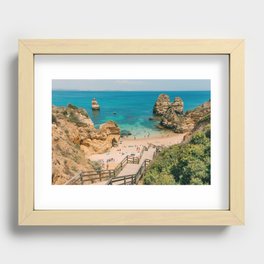 Path to The Beach in Portugal Recessed Framed Print