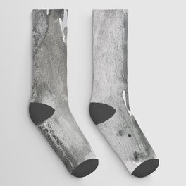 abstract country river 3 Socks