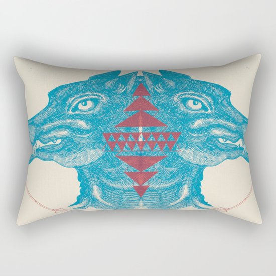 Duel Hunt Rectangular Pillow