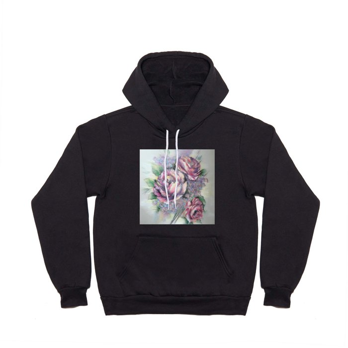 Pastel roses and lillac flowers bouquet Hoody