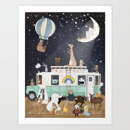 vacation time Art Print