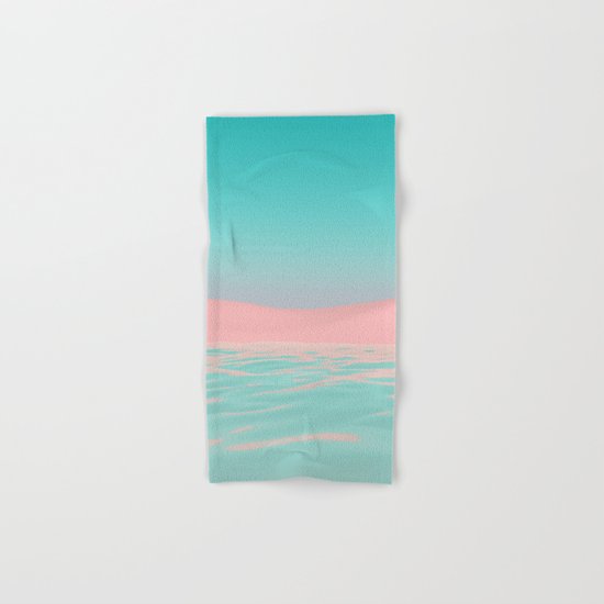 Pink Beach Hand & Bath Towel
