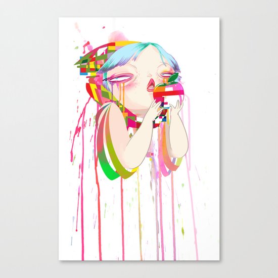 Byte Canvas Print
