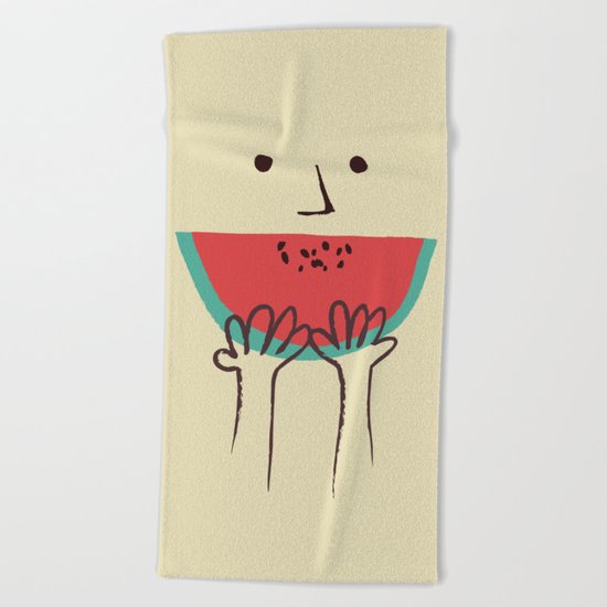 Summer smile Beach Towel