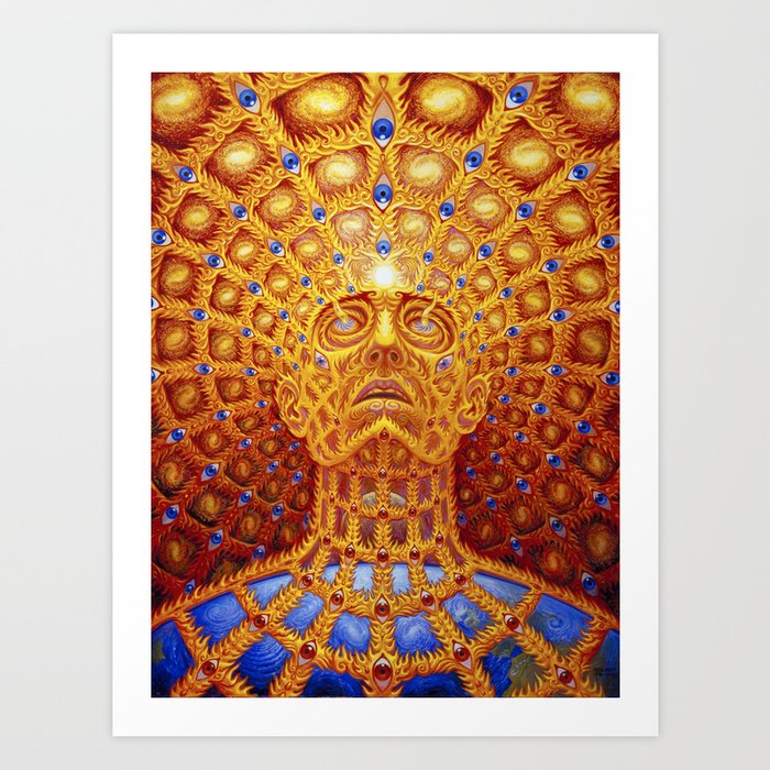 Alex Grey Human Being Tour 2019 Nggateli Art Print By Kianorip577 Society6