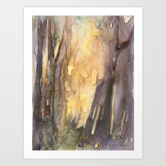 Forest FIRE! Art Print