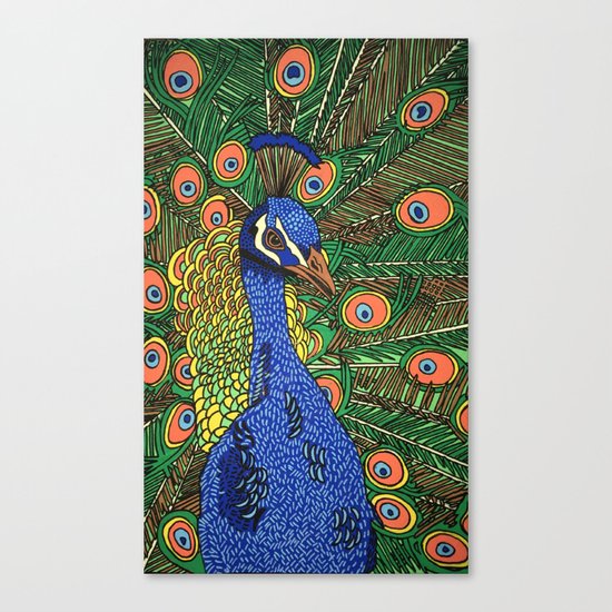 peacock Canvas Print