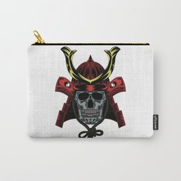 Skull Samurai Carry-All Pouch | Skull, Skullsamurai, Digital, Vectorskull, Samurai, Drawing, Vectorsamurai 