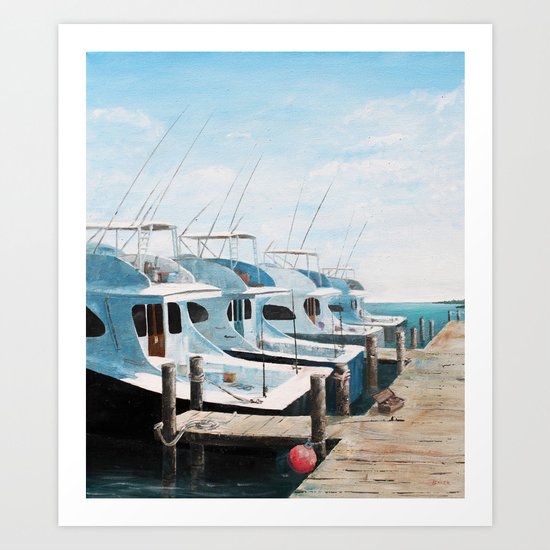 Fisherman's Dock Art Print