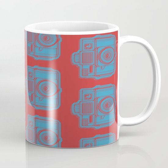 I Still Shoot Film Holga Logo - Red & Blue Mug