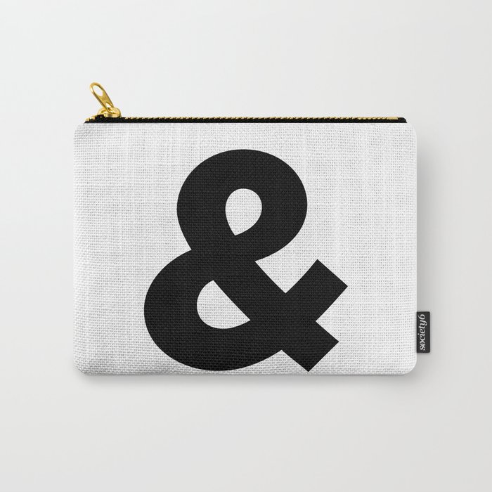 Sans Serif Ampersand  Carry-All Pouch