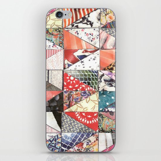 patchwork iPhone & iPod Skin
