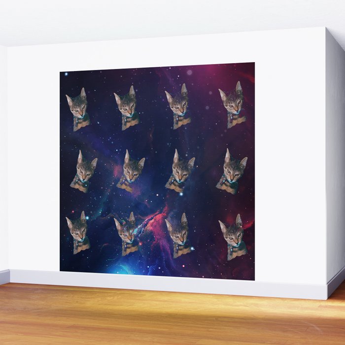 Space Angry Cat Funny Cute Galaxy Cat Gift Cat Lover Dank Meme