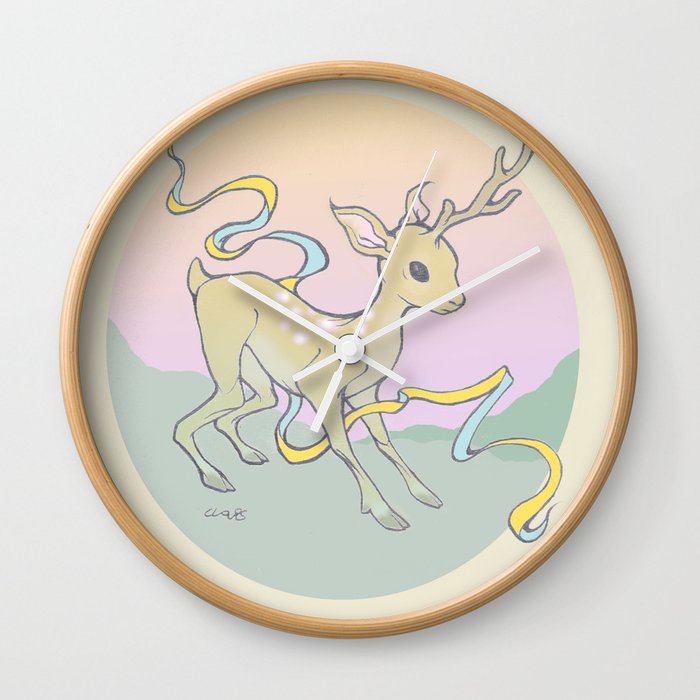 Unifawn (color) Wall Clock
