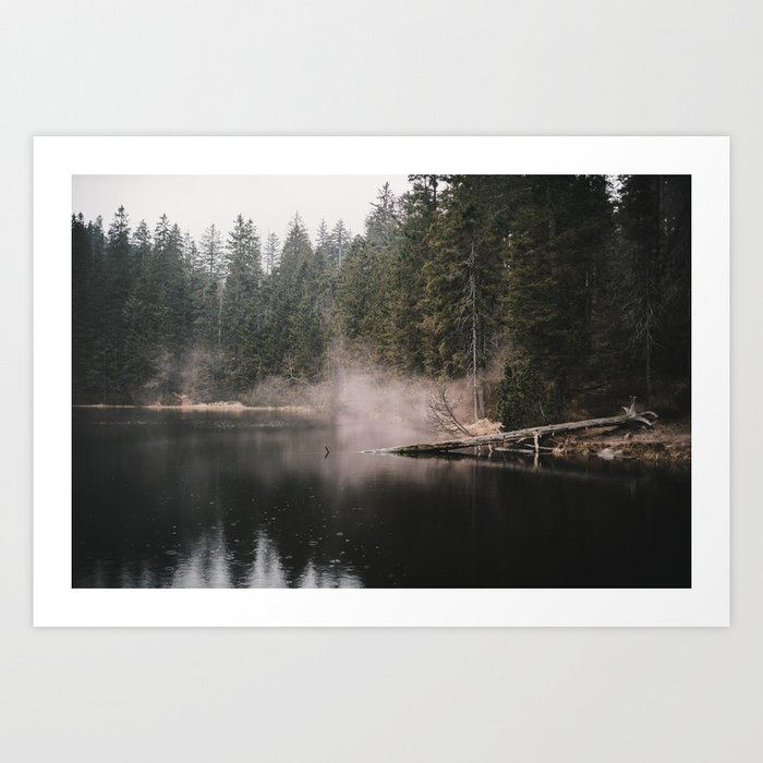 In the Fog - Landscape Photography Art Print