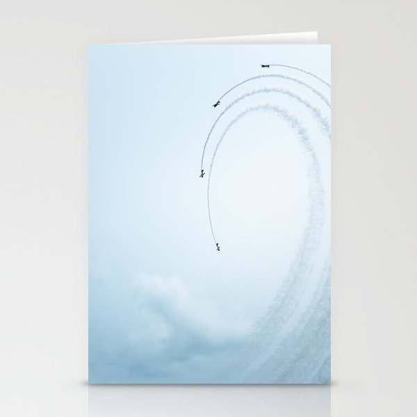 Airplane Loops Stationery Cards