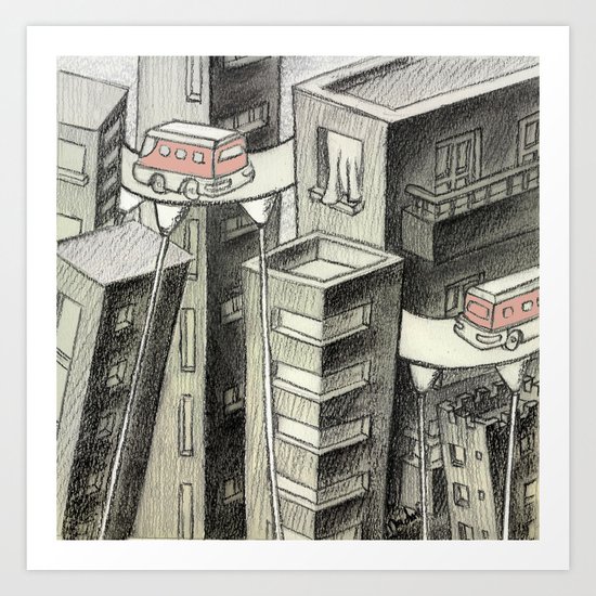 city Art Print