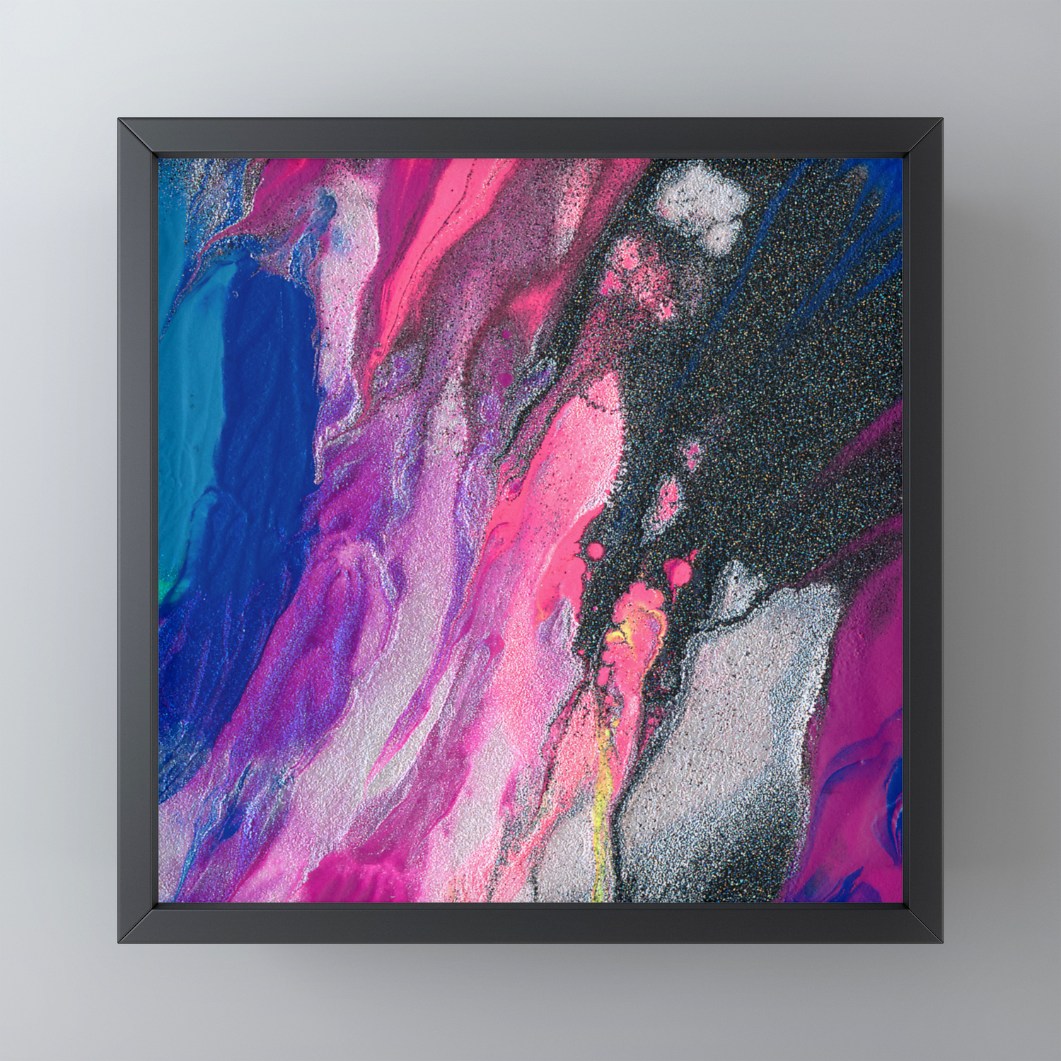 Bursting With Cosmic Joy Abstract Painting Framed Mini Art Print By Daydreameralley Society6
