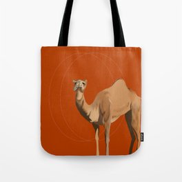Camel Moon Tote Bag