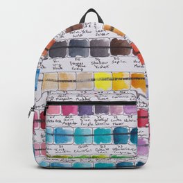 Artist Colour Palette Swatch Test Backpack