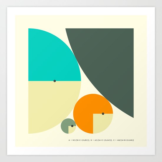 DESCARTES' THEOREM Art Print