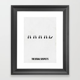 The Usual Suspects Framed Art Print