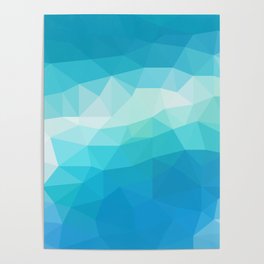 Ocean Low Poly Poster