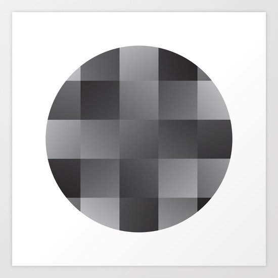 Abstract Squares Art Print