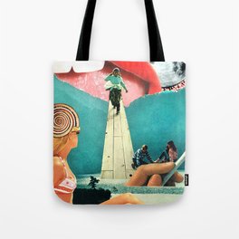 Lake Lunecandy Handmade Collage Tote Bag