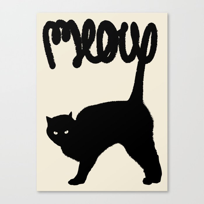 Meow Canvas Print