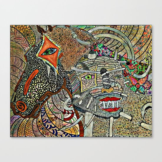 Mounted Canvas Print