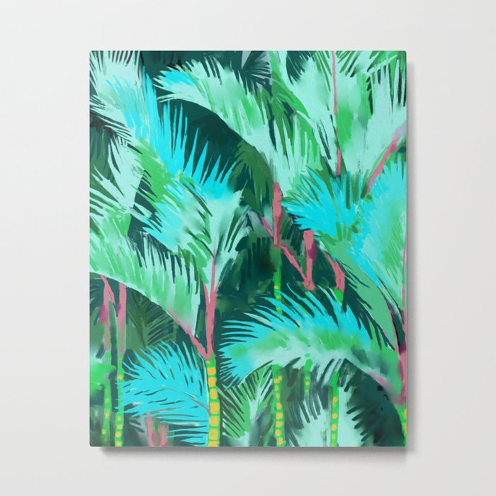 Palm Forest Metal Print