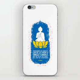 Lotus Buddha iPhone Skin