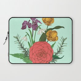 Bouquet with flowers and herbs Laptop Sleeve