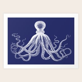 Vintage Octopus Art Prints For Any Decor Style Society6