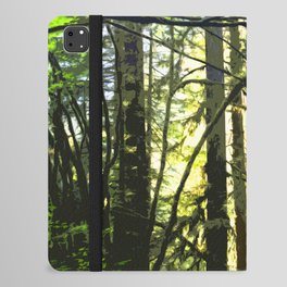 Forest Scene block out iPad Folio Case