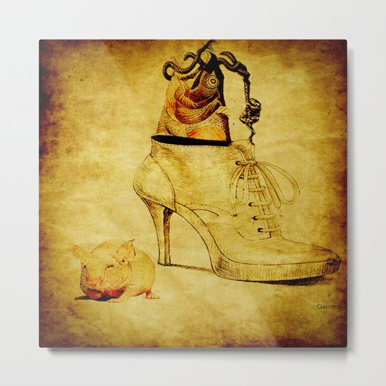 Le purgatoire du saumon Metal Print