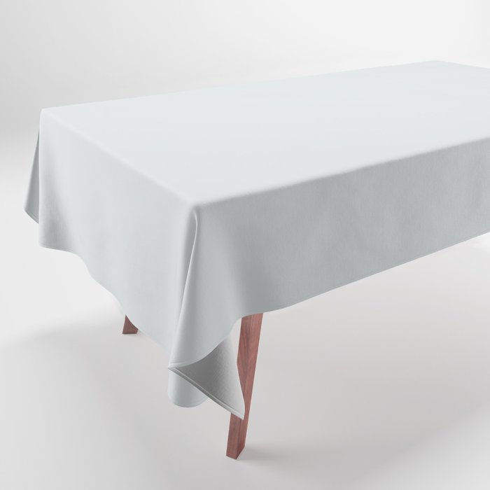 Pale Seafaring Gray - Grey Solid Color Pairs PPG Inverness Gray PPG1012-2 - All One Single Shade Hue Tablecloth