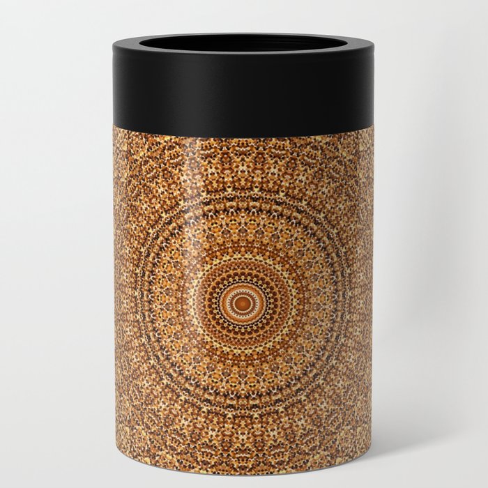 Bohemian Mandala Image Copper Can Cooler