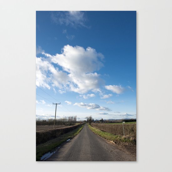many miles of sky... Canvas Print