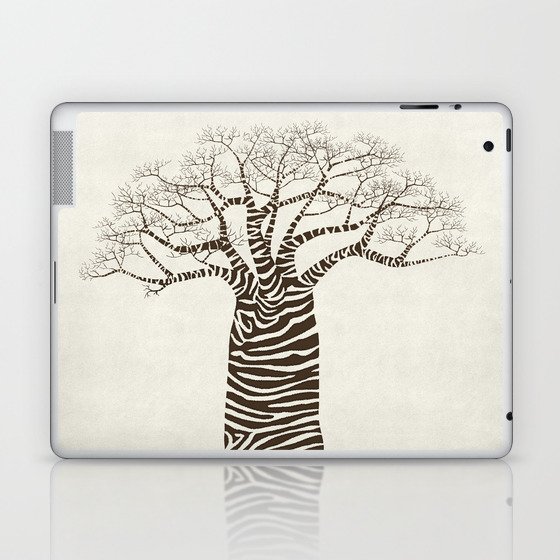 Zebra Tree Laptop & iPad Skin