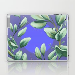 Midnight Wild Herb Garden Illustration Laptop Skin